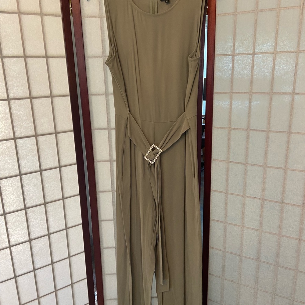 Alex Marie Moss Green jumpsuit